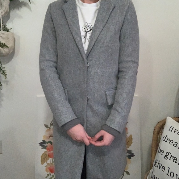 Grey Peacoat - Picture 3 of 4